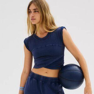 FP Movement Hot Shot Crossover Top Midnight Navy Size S